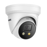 C800X - 4K Outdoor PoE Security Camera with 1/1.8'' BSI Sensor, f/1.6 Aperture (0.003 Lux), Siren & Strobe Alarm, Two-Way Audio, Human & Vehicle Detection, Perimeter Protection, Works with Alexa, All-Metal Housing